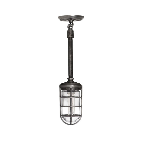 wire cage industrial pendant light millerlights