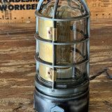 handmade rustic lamp brass steel