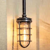 cage pole pendant light