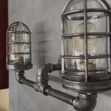 Black Iron Pipe Light Fixture - The Ironforge