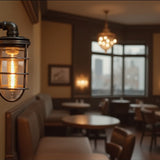 restaurant mood lighting wall mounted industrial light fixture