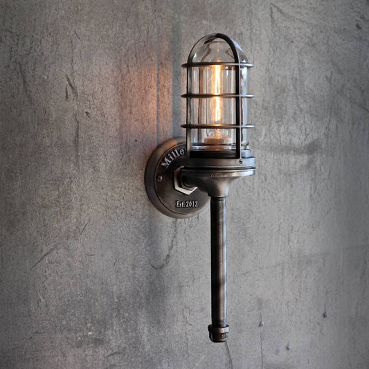 Torch Wall mount light Industrial Cage Wall sconce  